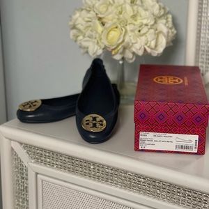 Tory Burch Navy Ballet flats